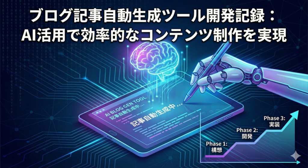 ブログ自動生成ツール